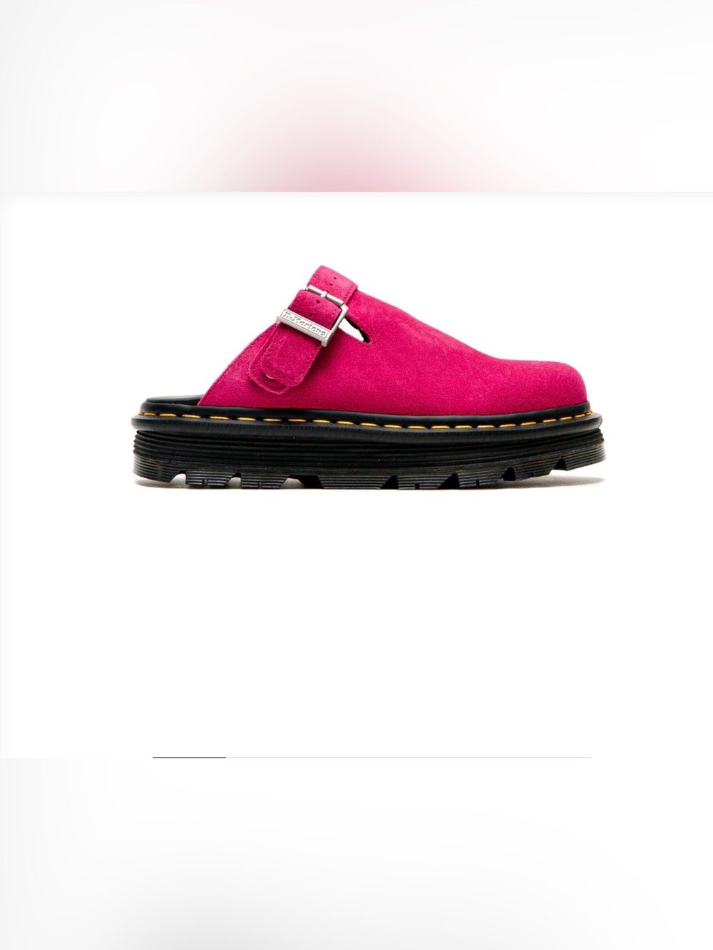 DR. MARTENS‎ ZEBZAG MULE FUCHSIA PINK EH SUEDE- Size US 6 / Euro 37 New